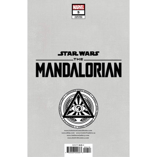 STAR WARS: THE MANDALORIAN #5 UNKNOWN COMICS PATCH ZIRCHER EXCLUSIVE VAR (11/02/2022)
