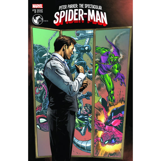 PETER PARKER SPECTACULAR SPIDER-MAN #1 UNKNOWN COMIC BOOKS EXCLUSIVE PERKINS VAR - Plastic Empire