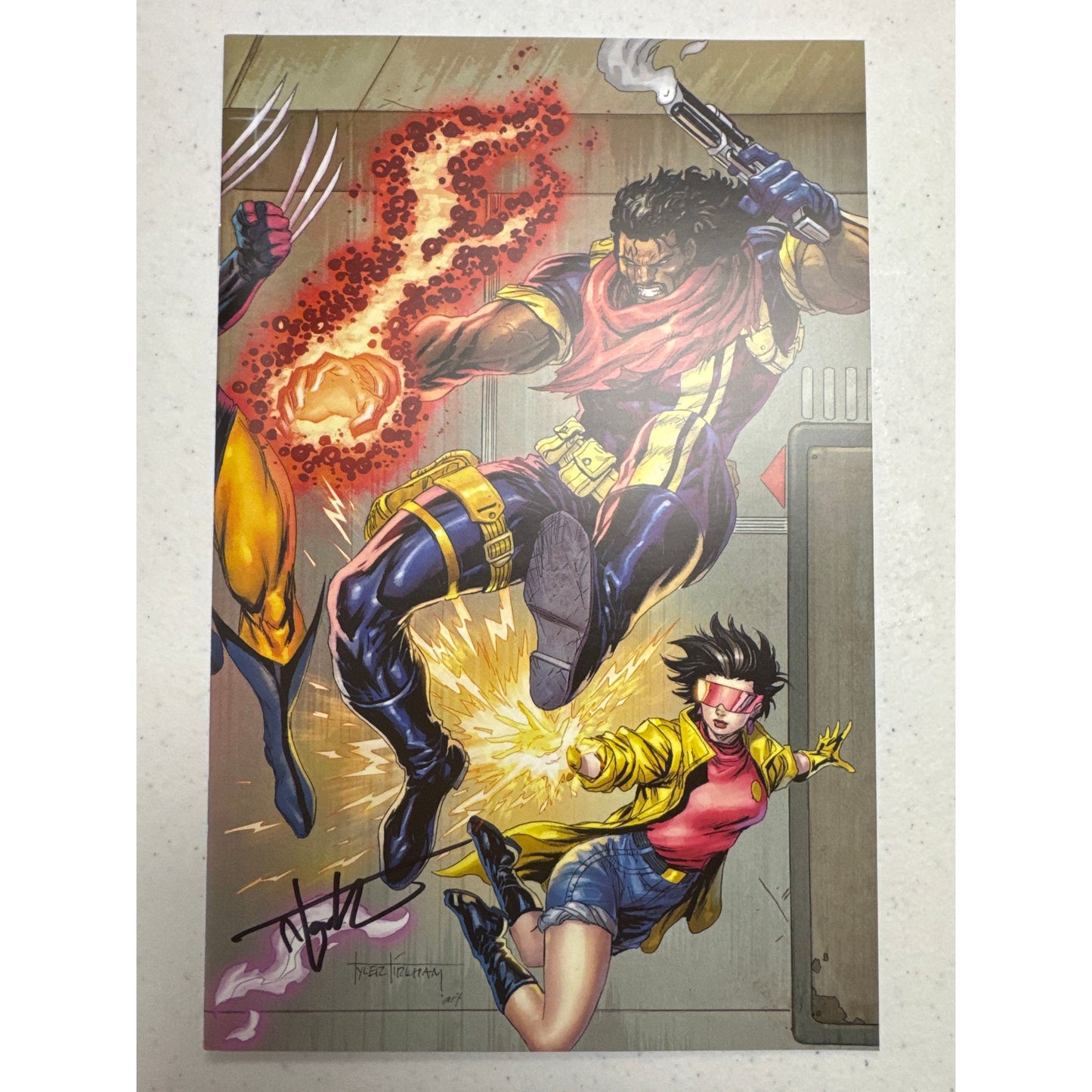 [Signed by Tyler Kirkham] UNCANNY X-MEN #6 Kirkham Virgin UNKNOWN COMICS EXCL