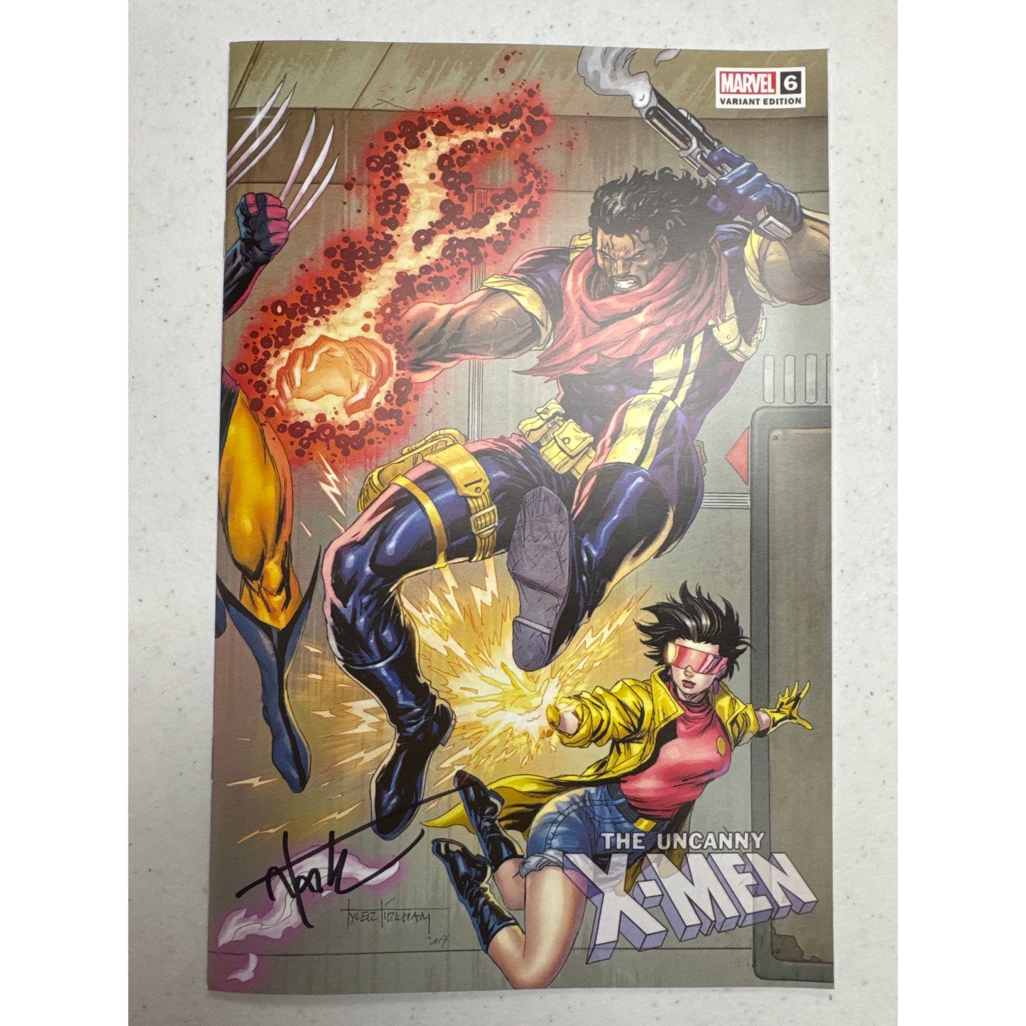 [Signed by Tyler Kirkham] UNCANNY X-MEN #6 Kirkham  UNKNOWN COMICS EXCL