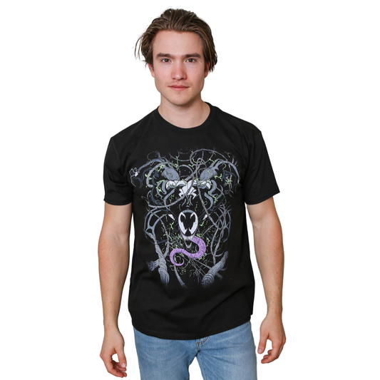 Venom Webs Spider-Man Marvel Comics Adult T-Shirt
