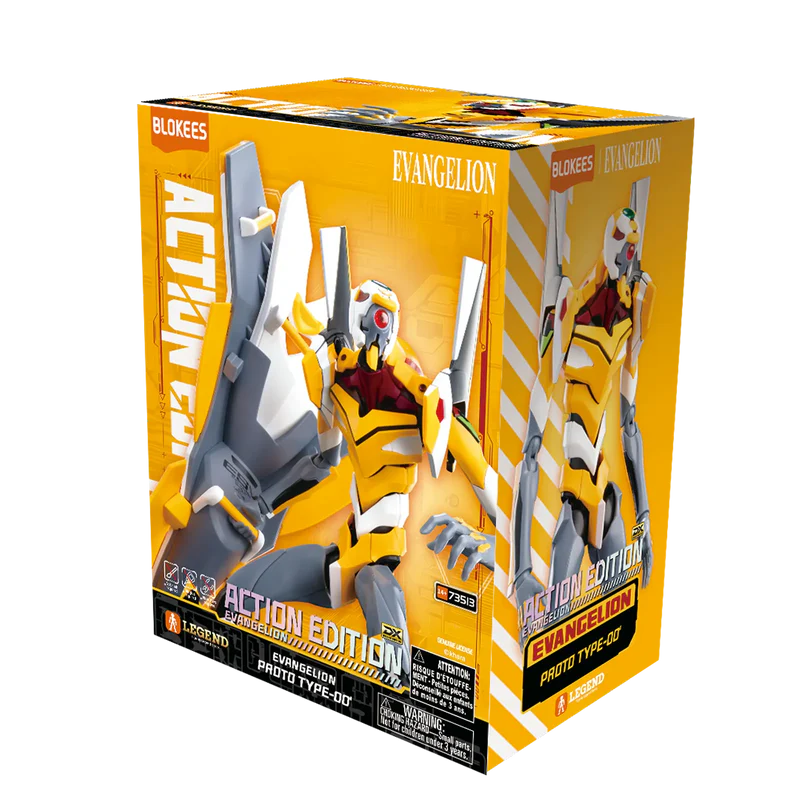 Blokees Action Edition DX Evangelion EVA Prototype Unit 00 Model Kit