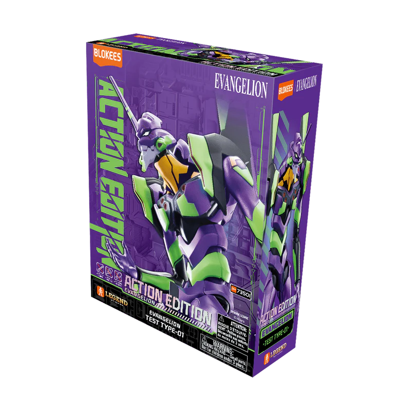Blokees Legend Edition Evangelion EVA Test Type Unit 01 Action Edition Model Kit