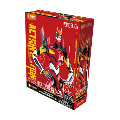 Blokees Action Edition Evangelion EVA Production Model Unit 02 Model Kit