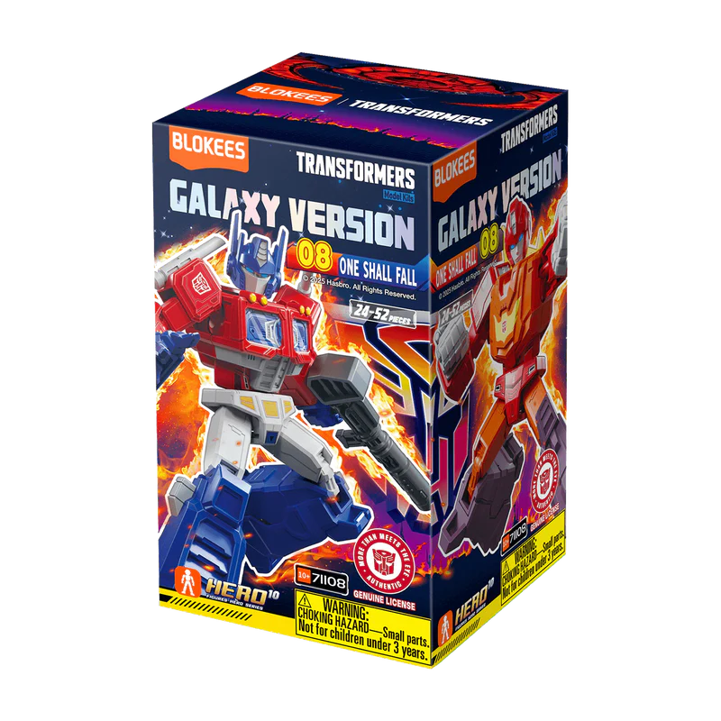 Blokees Transformers Galaxy Version Series 08 One Shall Fall Model Kit Blind Box