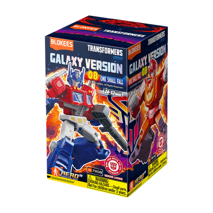 Blokees Transformers Galaxy Version Series 08 One Shall Fall Model Kit Blind Box