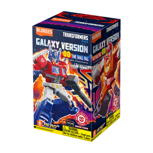 Blokees Transformers Galaxy Version Series 08 One Shall Fall Model Kit Blind Box