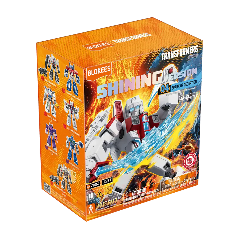 Blokees Transformers Shining Version Series 04 Spark of Deception Model Kit Blind Box