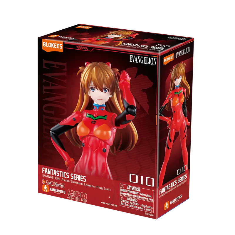 Blokees Fantastics Series 010 Asuka Langley Plug Suit Model Kit
