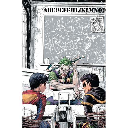 SUPER SONS #1 DETENTION UNKNOWN COMICS TYLER KIRKHAM CON EXCLUSIVE JOKER ONLY