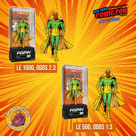 NYCC 2023 VISION MYSTERY FIGPIN W/ 1:3 CHANCE AT GLITTER CHASE IN STOCK