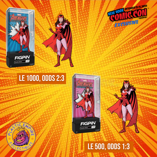 NYCC 2023 SCARLET WITCH MYSTERY FIGPIN W/ 1:3 CHANCE AT GLITTER CHASE IN STOCK