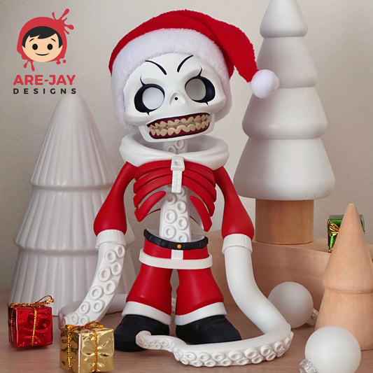 Jimmy Vinyl 8" Santa Art Colorway By Are-Jay Designs Customs Plastic Empire Exclusive Figure Limited Edition 10