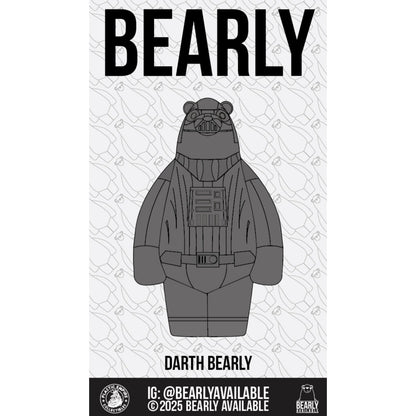 Bearly Available Darth Bearly PIN Plastic Empire Exclusive Pin LE 75 Chance of LE 25 Raw Metal Chase Pin