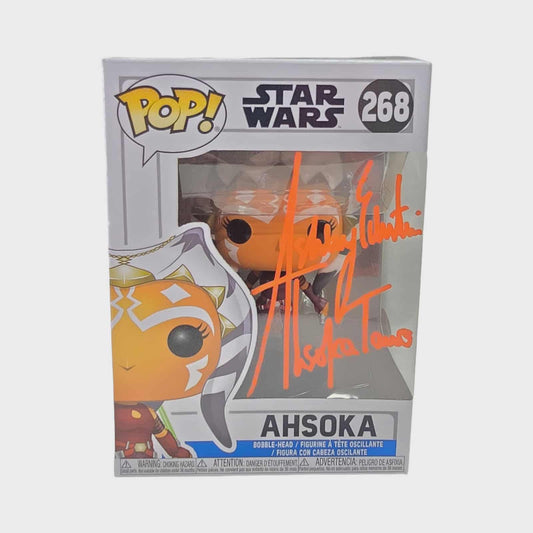 Ashley Eckstein signed Ahsoka Tano Funko POP! Star Wars Clone Wars #268 JSA Authenticated autograph