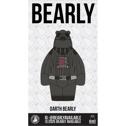Bearly Available Darth Bearly PIN Plastic Empire Exclusive Pin LE 75 Chance of LE 25 Raw Metal Chase Pin