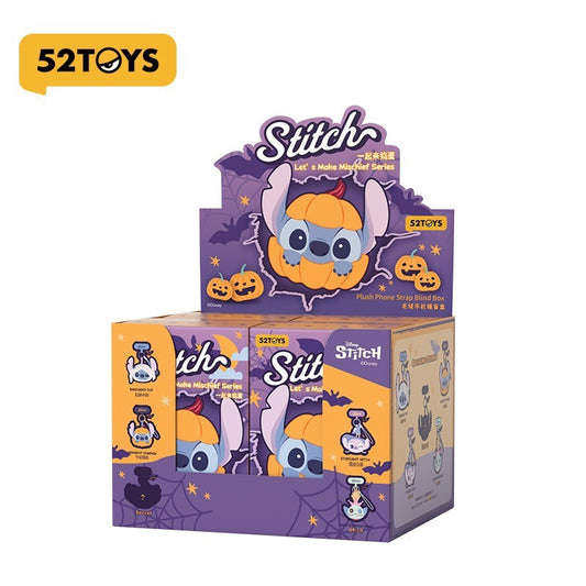 52 Toys Stitch Let's Make Mischief Series Plush Blind Box Full Box