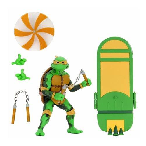 NECA  Teenage Mutant Ninja Turtles Turtles in Time Series 2 Michelangelo 7-Inch Action Figure