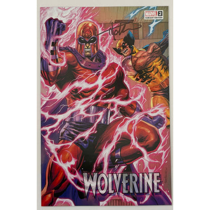 [Signed by Tyler Kirkham] WOLVERINE #2 Unknown Tyler Kirkham Connecting Cover Excl Var
