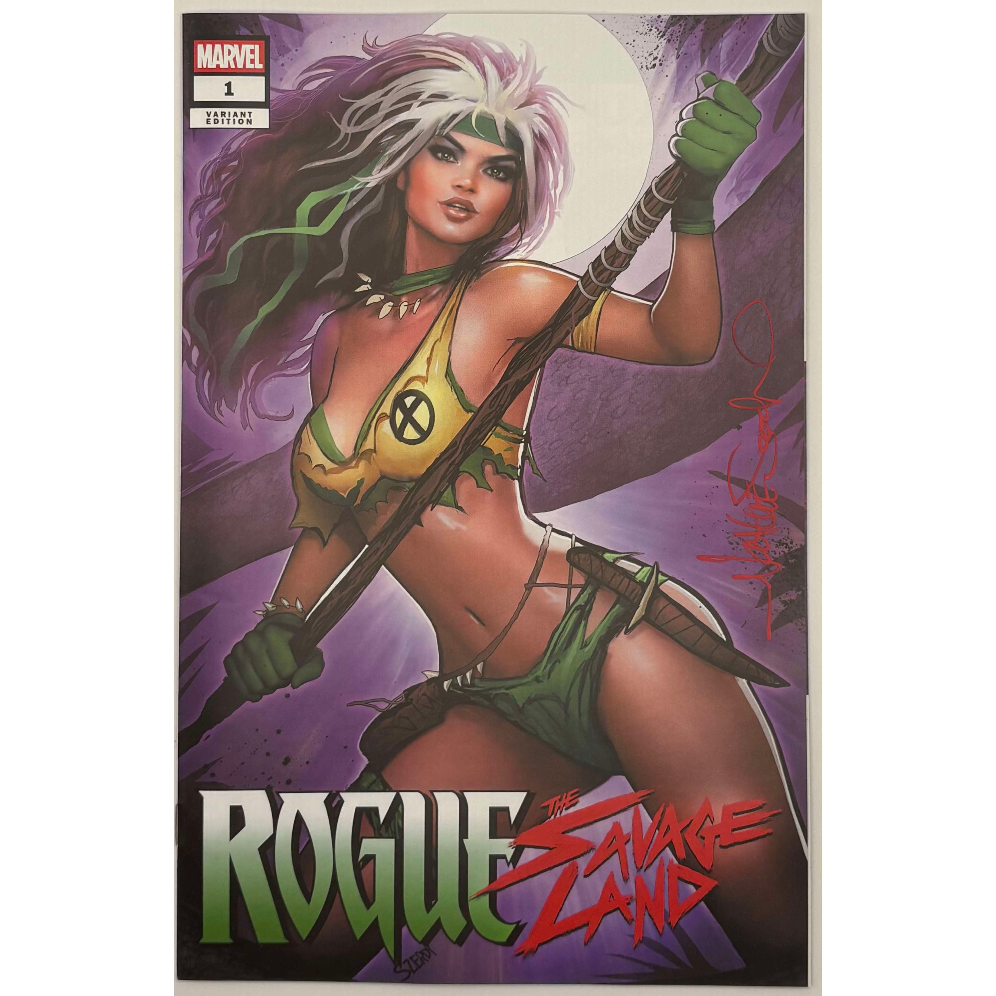 Signed by Nathan Szerdy] Rogue: The Savage Land #1 Unknown Comics