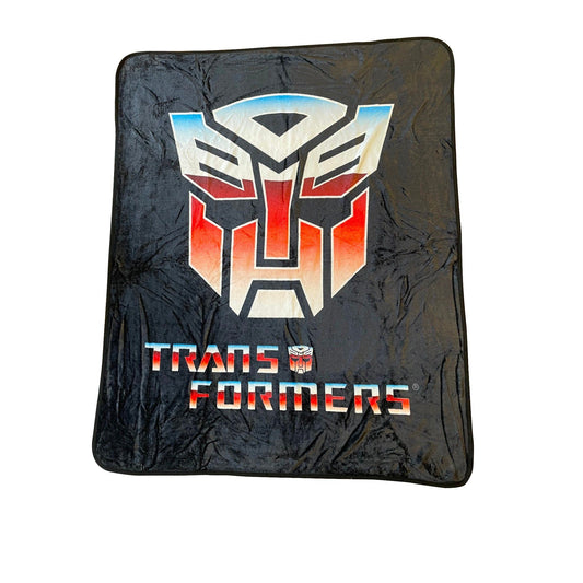 Hasbro Transformers Autobot Symbol 80's Cartoon Throw Blanket