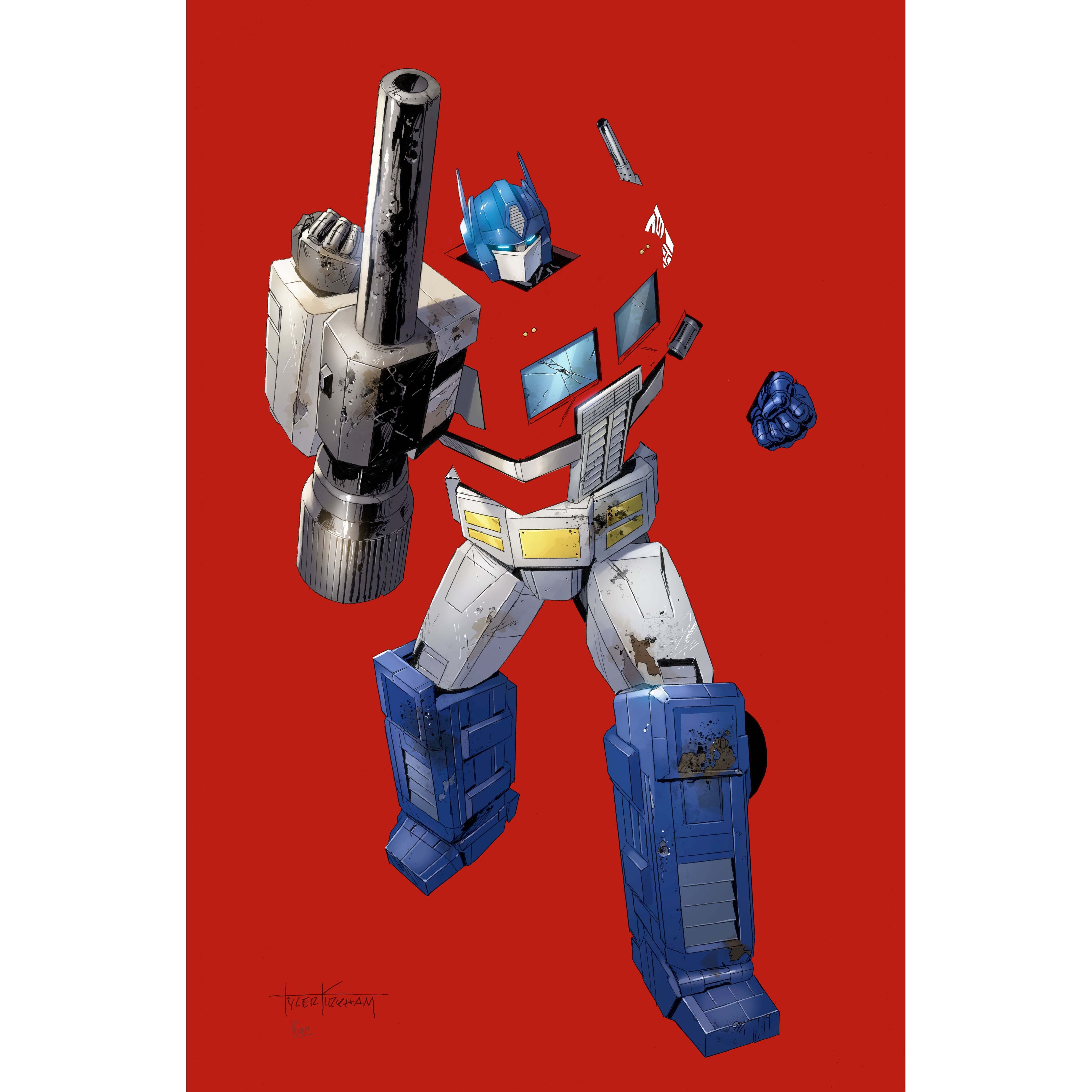 Transformers #17 Unknown Comics Exclusive Tyler Kirkham Negative