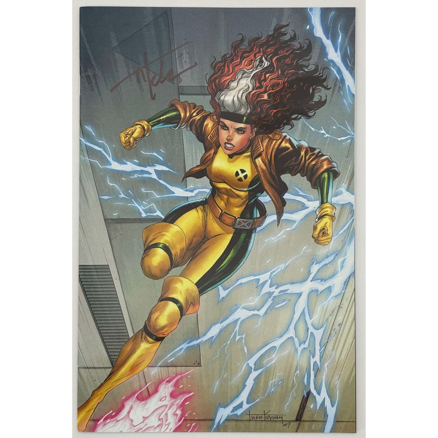 [Signed by Tyler Kirkham] UNCANNY X-MEN #5 Kirkham Unknown Tyler Kirkham Exclusive Virgin Var