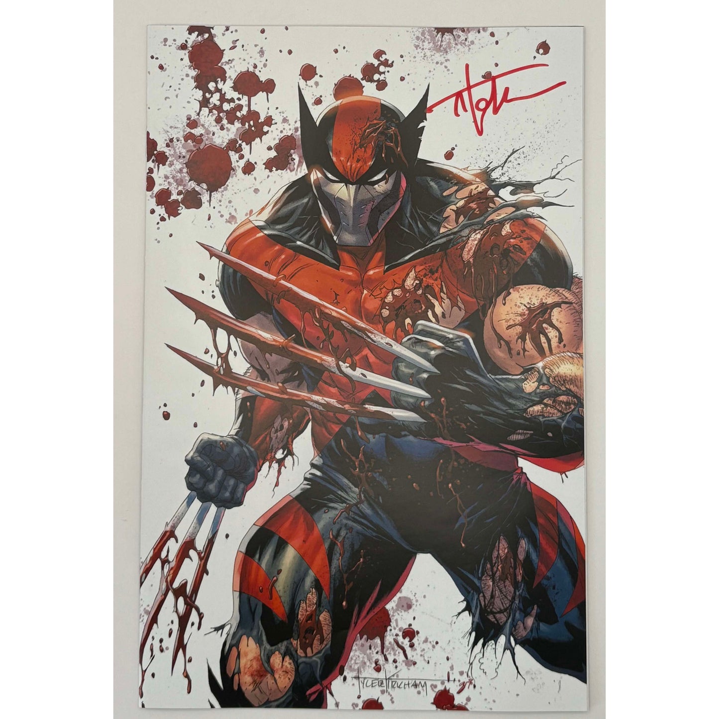 [Signed by Tyler Kirkham] Ultimate Wolverine #1  Unknown Tyler Kirkham Excl Prem Virgin Var