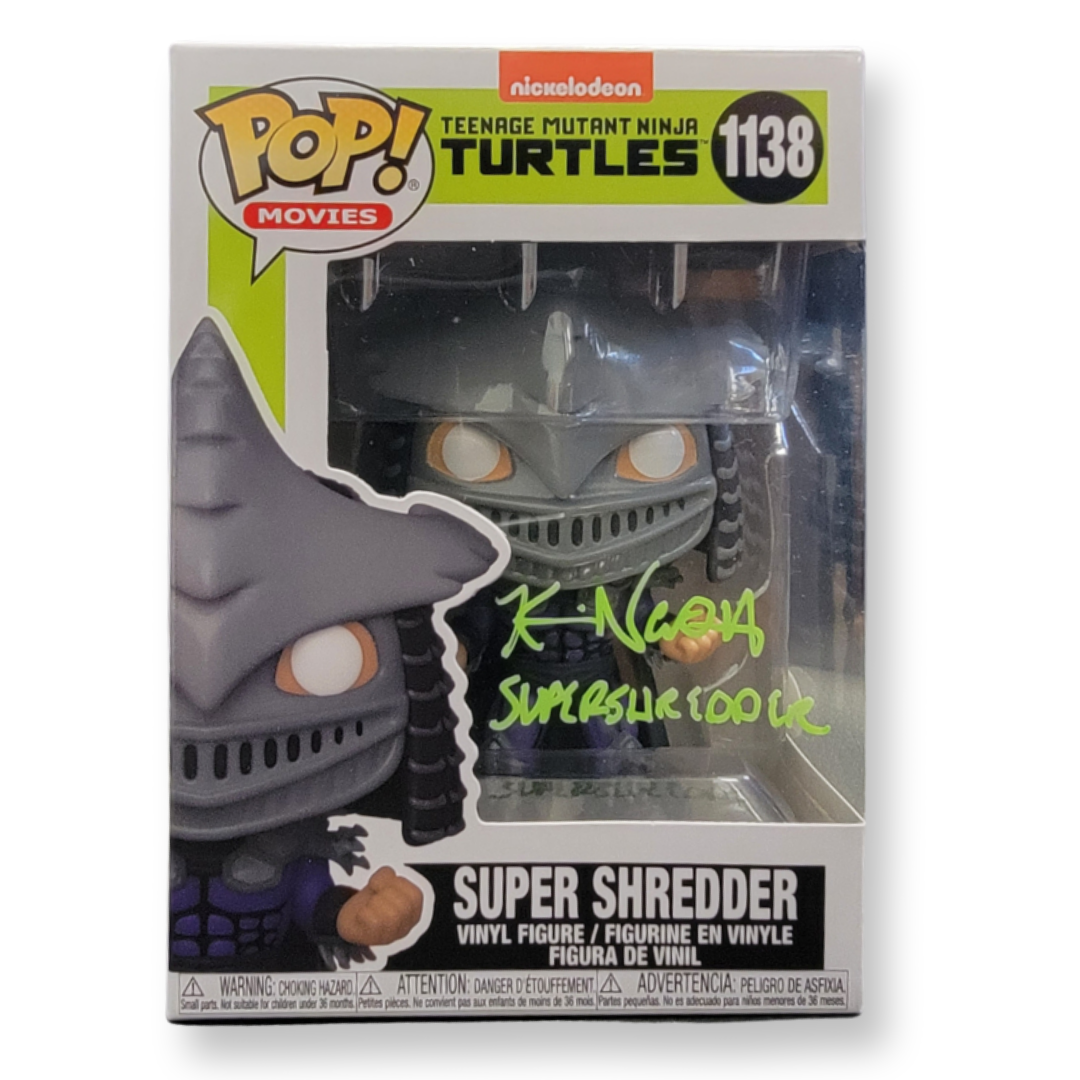 KEVIN NASH SIGNED SUPER SHREDDER TMNT FUNKO POP! AUTOGRAPH IS JSA AUTHENTICATED IN STOCK - Plastic Empire