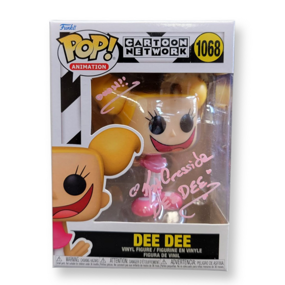 DEE DEE DEXTER'S LAB FUNKO POP! SIGNED BY KAT CRESSIDA AUTOGRAPH IS JSA AUTHENTICATED IN STOCK - Plastic Empire