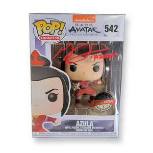 AZULA AVATAR THE LAST AIRBENDER FUNKO POP! SIGNED BY GREY DELISLE GRIFFIN AUTOGRAPH IS JSA AUTHENTICATED IN STOCK - Plastic Empire