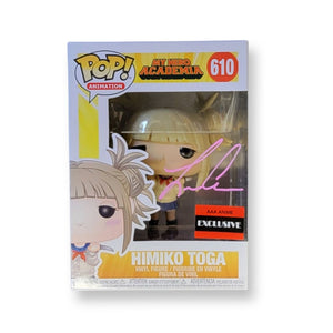 LEAH CLARK SIGNED HIMIKO TOGA #610 AAA ANIME EXCLUSIVE FUNKO POP! AUTOGRAPH IS JSA AUTHENTICATED IN STOCK - Plastic Empire