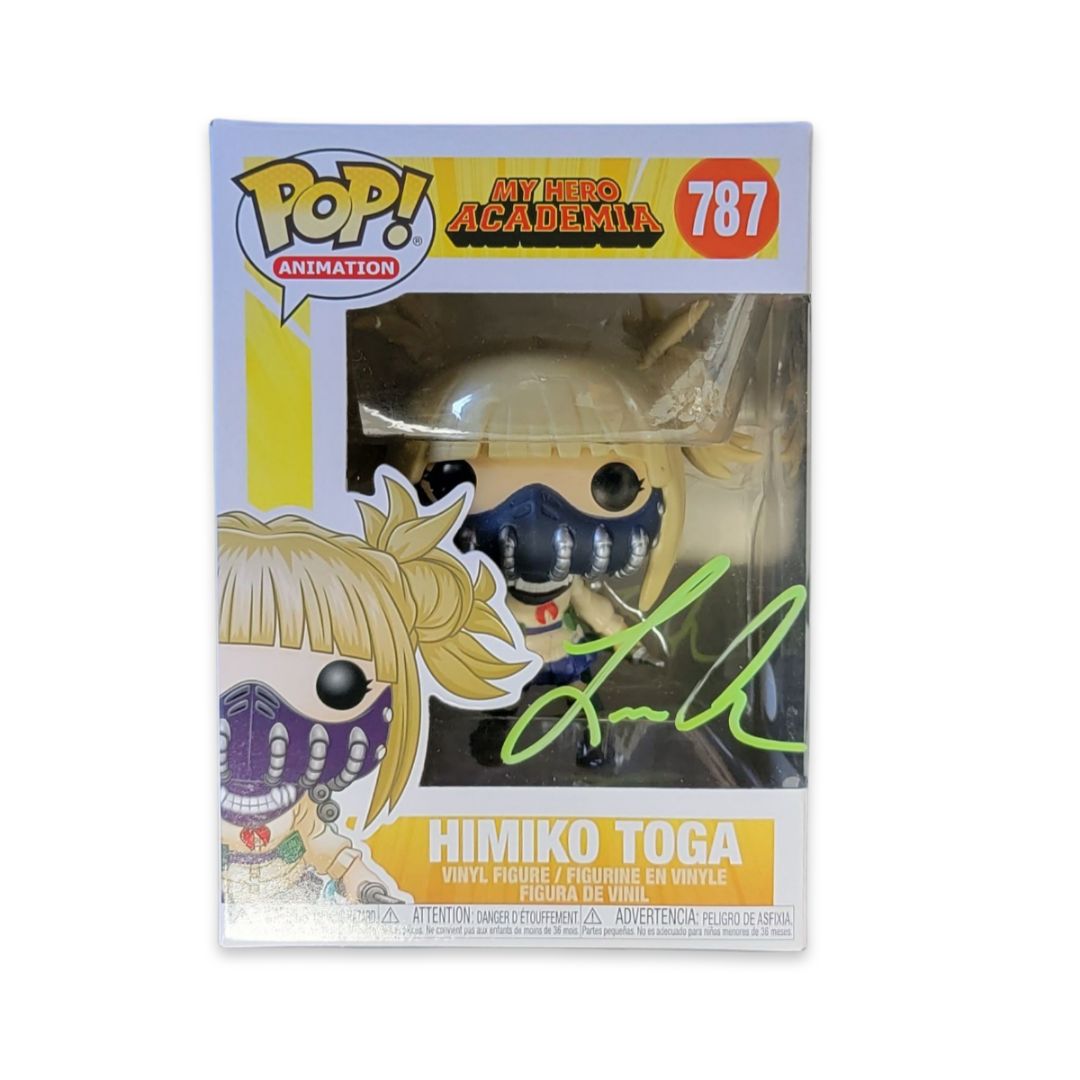 LEAH CLARK SIGNED HIMIKO TOGA W/ MASK #787 FUNKO POP! AUTOGRAPH IS JSA AUTHENTICATED IN STOCK - Plastic Empire