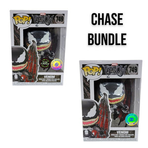 FUNKO POP! #749 VENOM WITH WINGS MARVEL BUNDLE (2) W/ GUARANTEED CHASE PIAB EXCLUSIVE IN STOCK - Plastic Empire