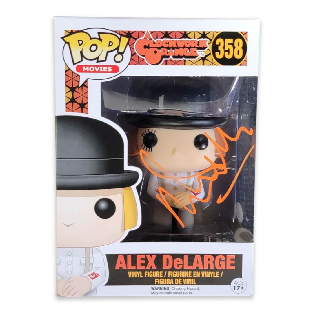 Malcolm McDowell signed Alex DeLarge Funko Pop! A Clockwork Orange #358 JSA Authenticated autograph - Plastic Empire