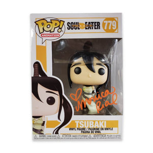 MONICA REAL SIGNED TSUBAKI SOUL EATER FUNKO POP! AUTOGRAPH IS JSA AUTHENTICATED IN STOCK