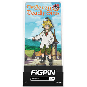 THE SEVEN DEADLY SINS CHALICE COLLECTIBLES EXCLUSIVE MELIODAS 970 FIGPIN IN STOCK