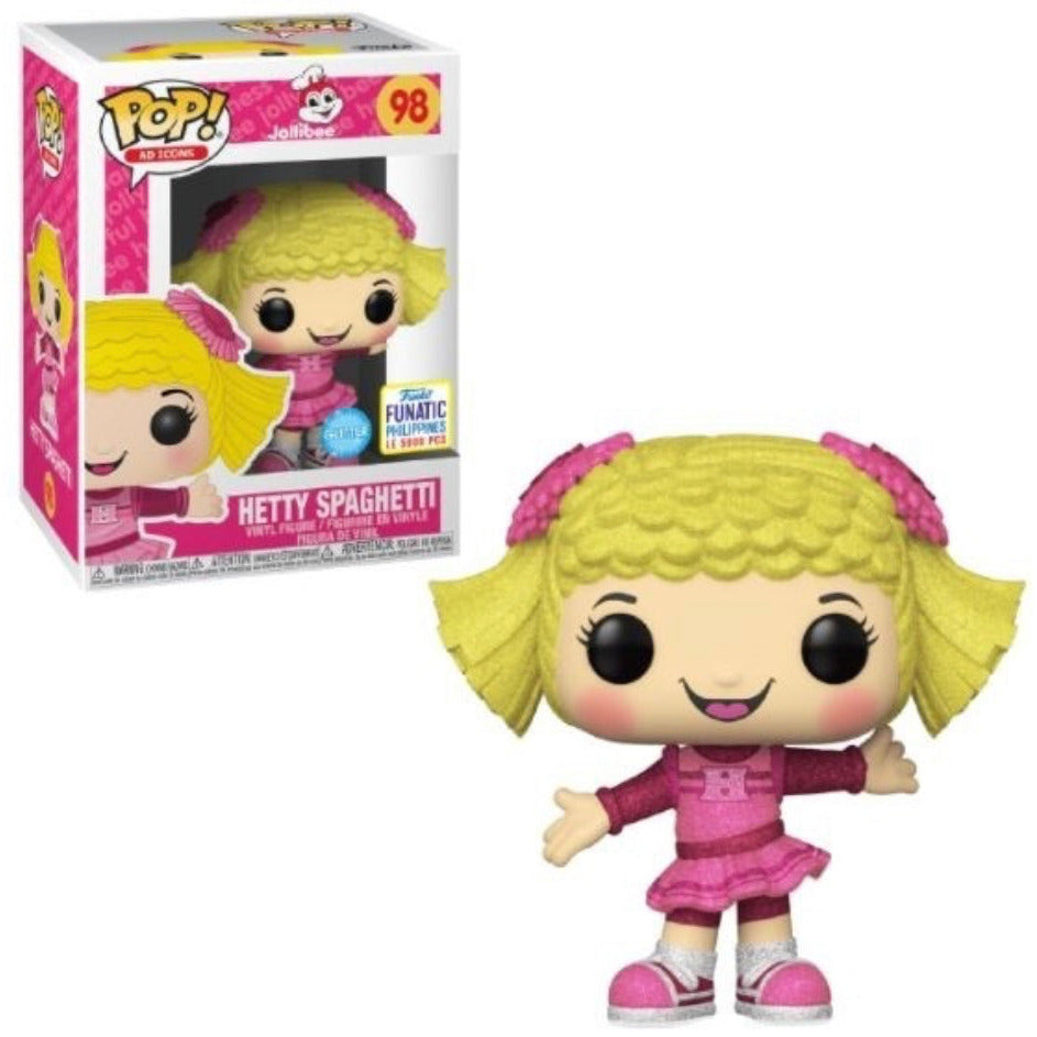 FUNKO POP! HETTY SPAGHETTI JOLLIBEE LE 5000 GLITTER EXCLUSIVE IN STOCK - Plastic Empire