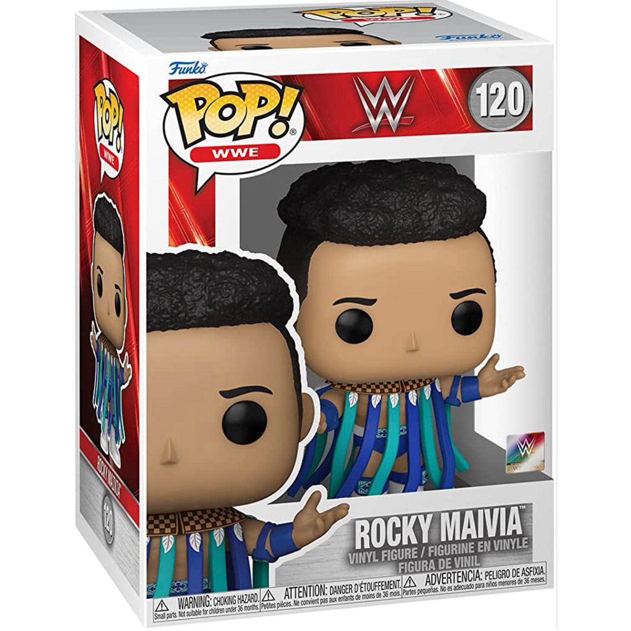 Funko Pop! WWE Rocky Maivia #120 Figure in stock