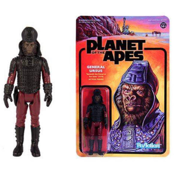 SUPER 7 REACTION PLANET OF THE APES GENERAL URSUS FIGURE IN STOCK
