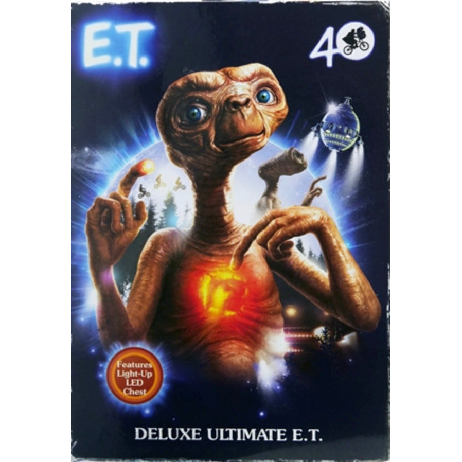 NECA DELUXE ULTIMATE E.T. THE EXTRA-TERRESTRIAL FIGURE IN STOCK