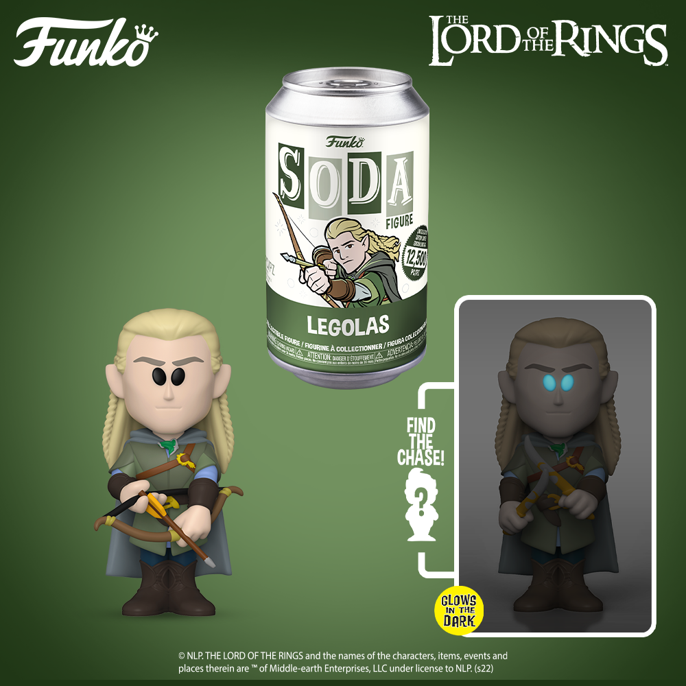 LEGOLAS LORD OF THE RINGS VINYL FUNKO SODA W/ 1 IN 6 CHANCE AT CHASE IN STOCK
