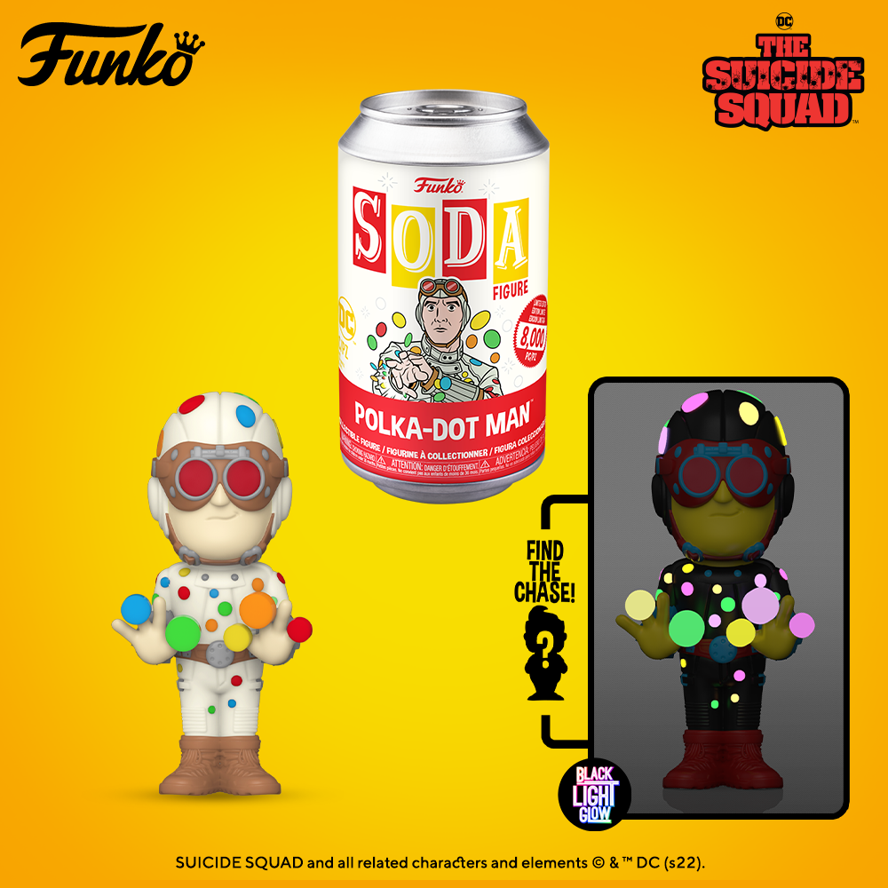 Polka-Dot Man Suicide Squad Vinyl Funko Soda w/ 1 in 6 chance at chase in stock