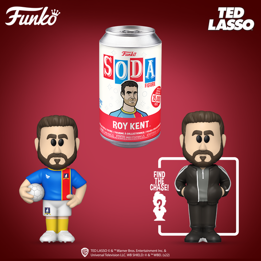ROY KENT TED LASSO VINYL FUNKO SODA W/ 1 IN 6 CHANCE AT CHASE IN STOCK