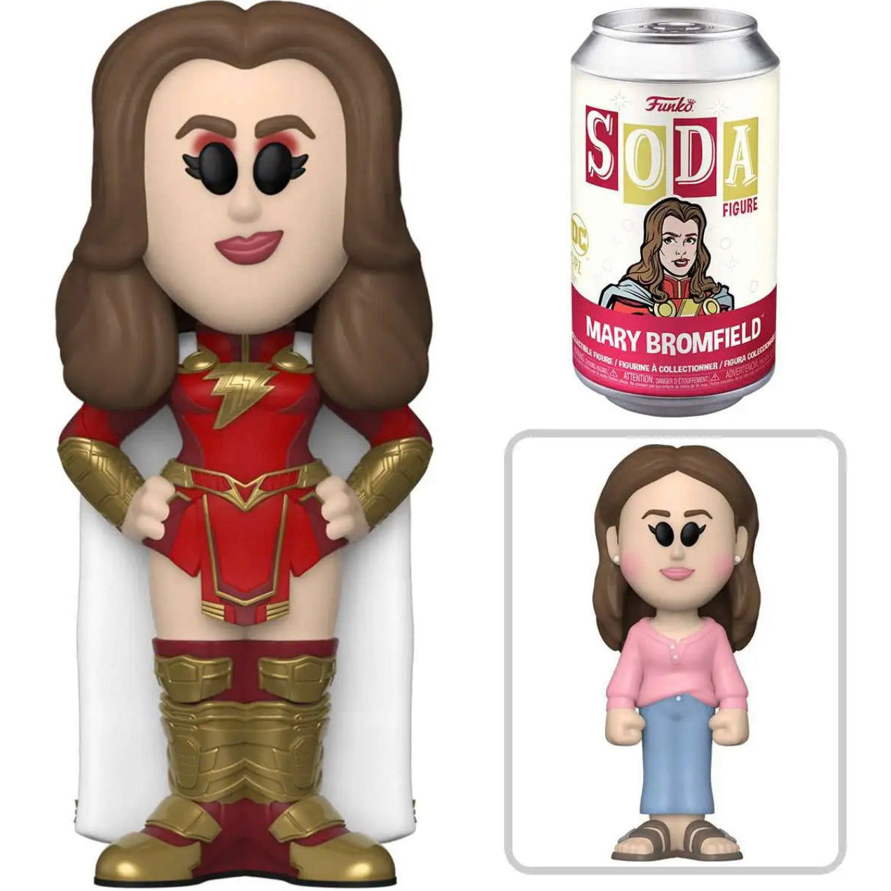 SHAZAM 2 FURY OF THE GODS MARY BROMFIELD VINYL FUNKO SODA FIGURE W/ 1 IN 6 CHANCE AT CHASE IN STOCK