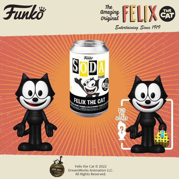 FELIX THE CAT VINYL FUNKO SODA W/ 1 IN 6 CHANCE AT CHASE IN STOCK