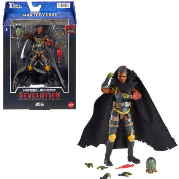 MASTERS OF THE UNIVERSE ANDRA REVELATION ACTION FIGURE IN STOCK - Plastic Empire