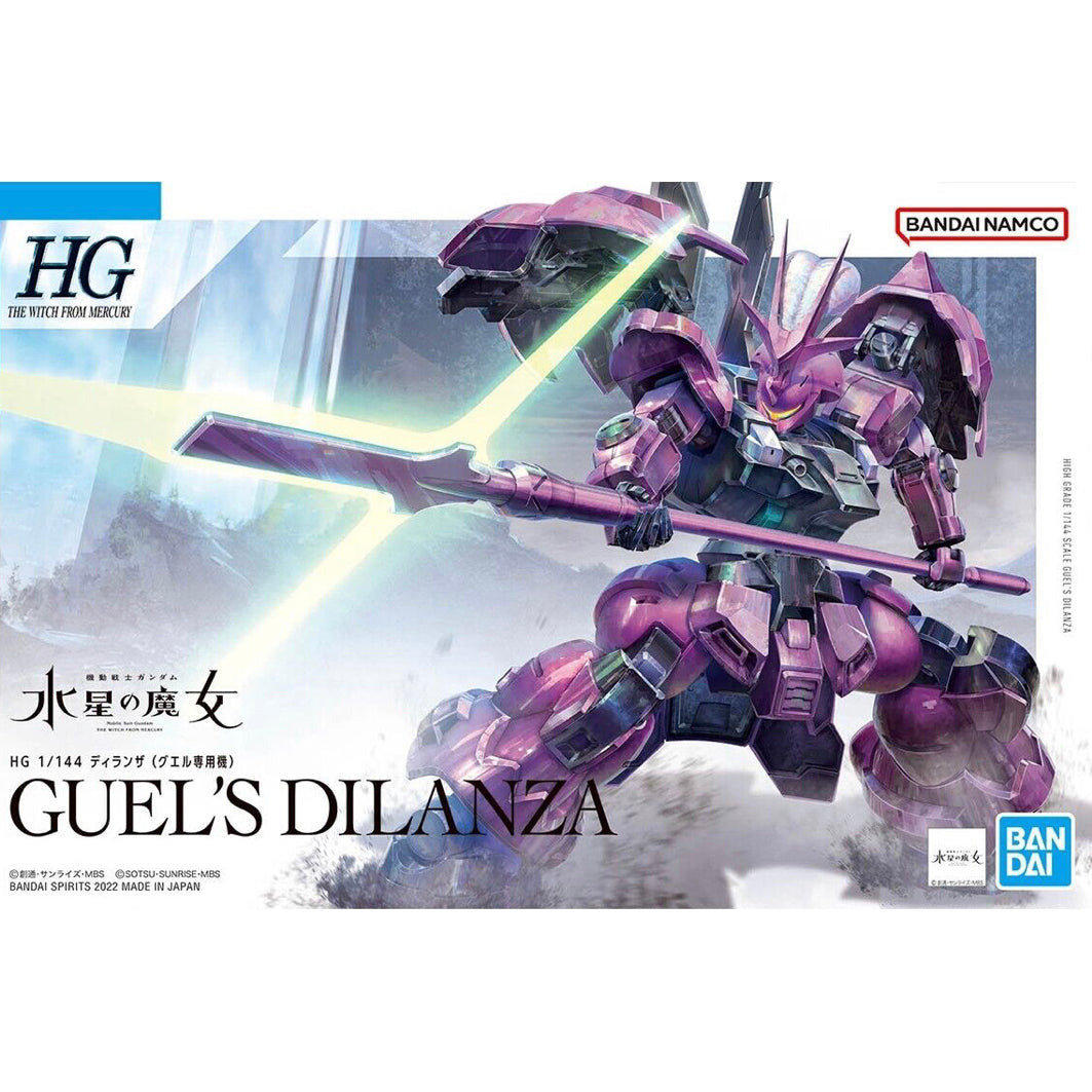 BANDAI GUNDAM THE WITCH FROM MERCURY GUEL’S DILANZA 1/144 SCALE MODEL KIT IN STOCK