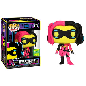HARLEY QUINN IMPERIAL BLACK LIGHT FUNKO POP! ASIA SDCC EXCLUSIVE SHARED STICKER POP IN STOCK - Plastic Empire