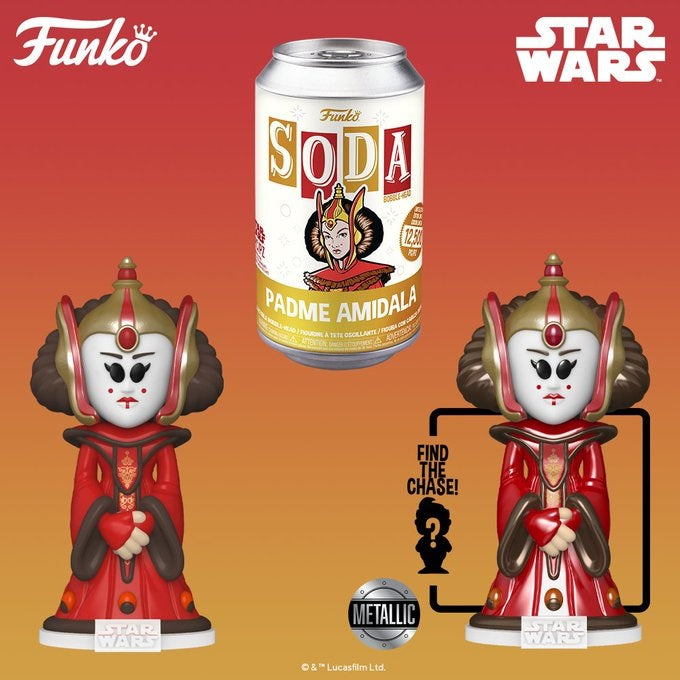 Star Wars Padme Amidala Vinyl Funko Soda w/ 1 in 6 chance at chase in stock